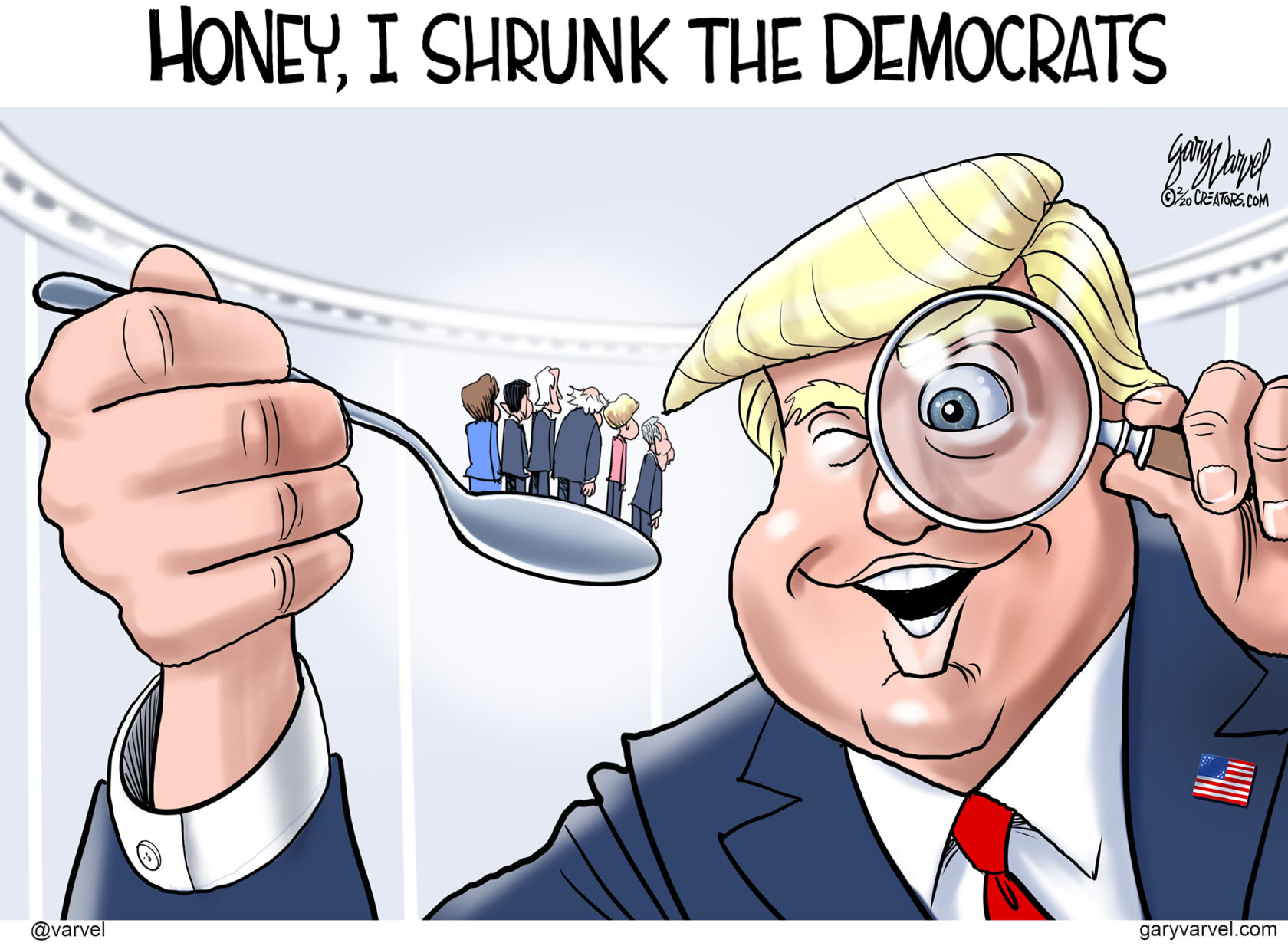 The latest editorial cartoon